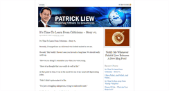 Desktop Screenshot of patrickliew.net